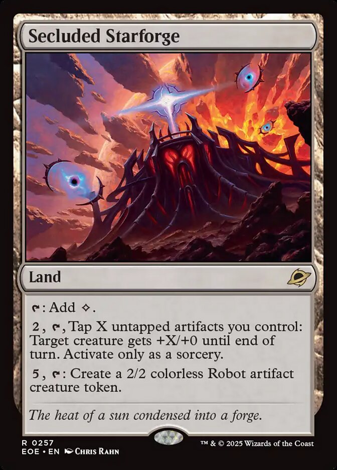 Magic the Gathering Card - Secluded Starforge - MTG Circle