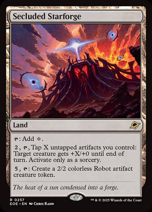 Magic the Gathering Card - Secluded Starforge - MTG Circle