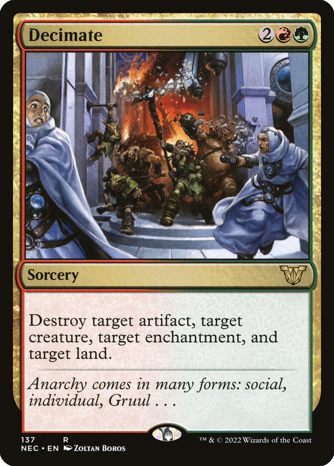 Magic the Gathering Card - Decimate - MTG Circle
