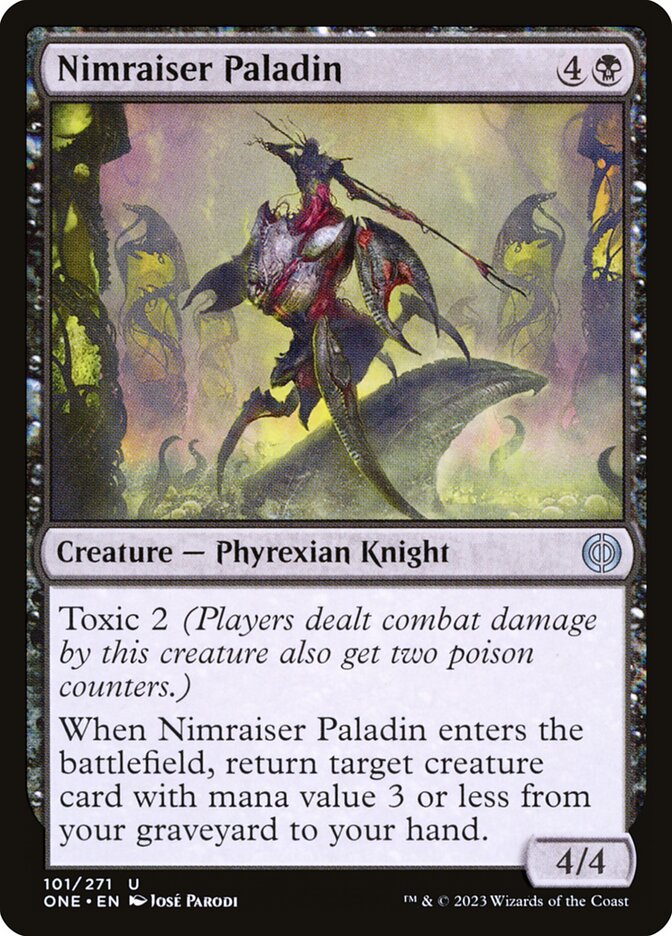 Magic the Gathering Card - Nimraiser Paladin - MTG Circle