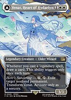 Magic the Gathering Card - Venat, Heart of Hydaelyn // Hydaelyn, the Mothercrystal - MTG Circle