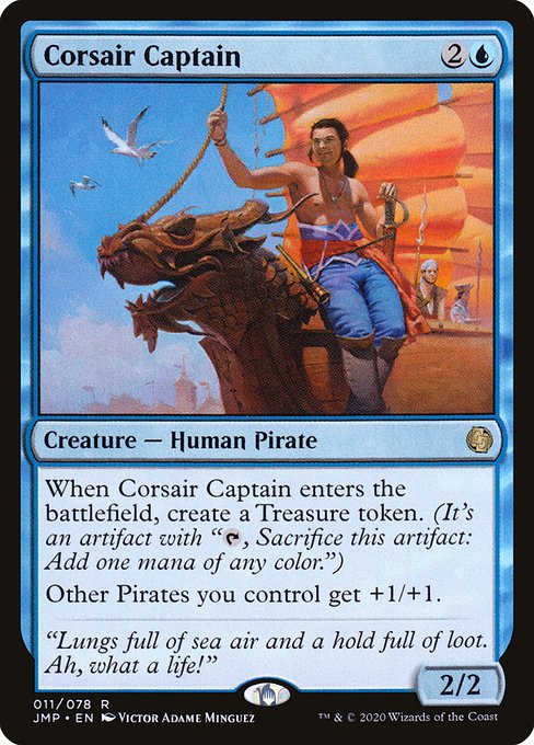 Magic the Gathering Card - Corsair Captain - MTG Circle