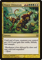 Magic the Gathering Card - Titanic Ultimatum - MTG Circle