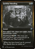 Magic the Gathering Card - Faithful Mending - MTG Circle