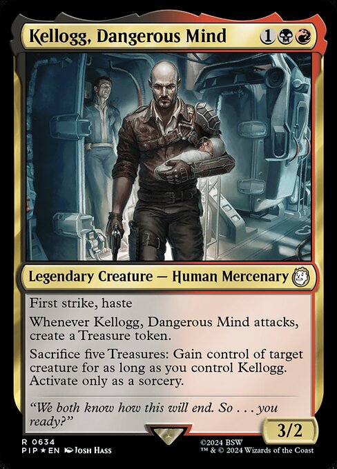 Magic the Gathering Card - Kellogg, Dangerous Mind - MTG Circle