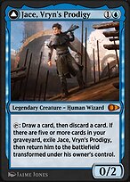 Magic the Gathering Card - Jace, Vryn's Prodigy // Jace, Telepath Unbound - MTG Circle