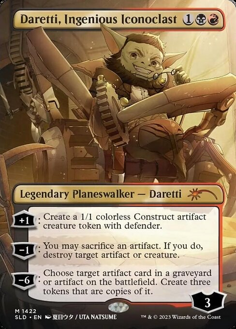 Magic the Gathering Card - Daretti, Ingenious Iconoclast - MTG Circle