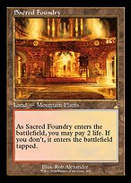 Magic the Gathering Card - Sacred Foundry - MTG Circle