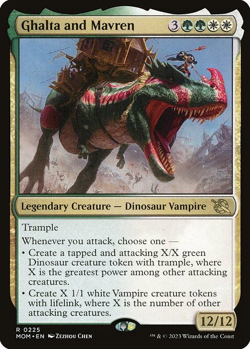 Magic the Gathering Card - Ghalta and Mavren - MTG Circle