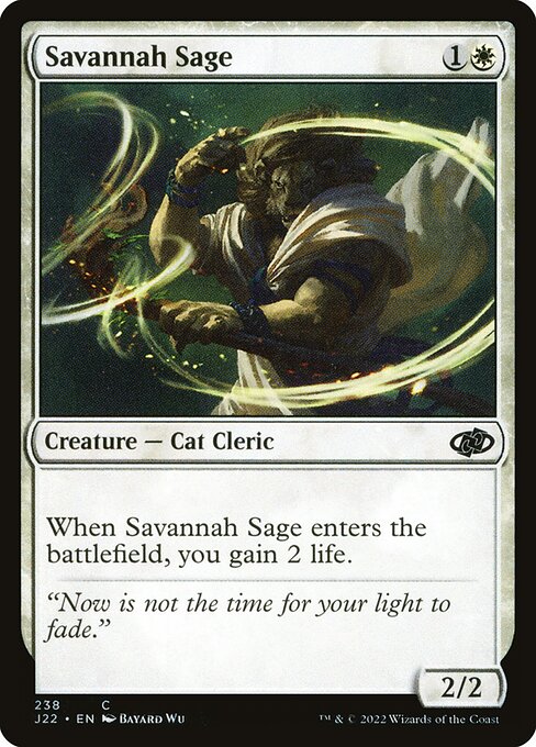 Magic the Gathering Card - Savannah Sage - MTG Circle