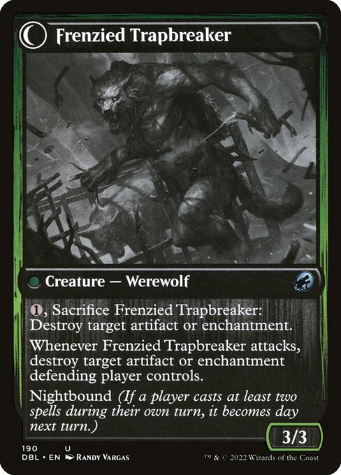 Magic the Gathering Card - Frenzied Trapbreaker - MTG Circle