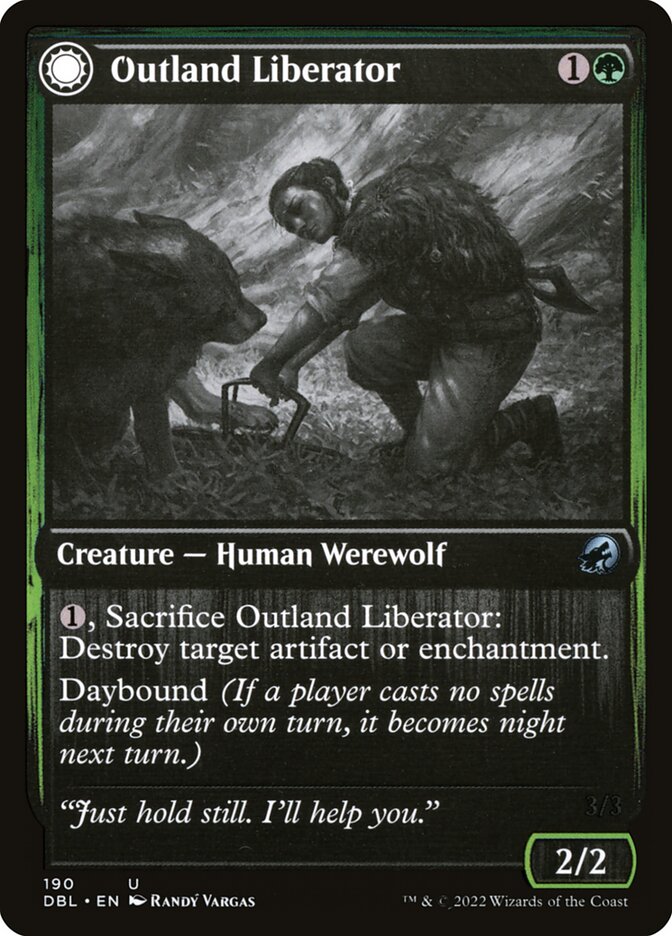 Magic the Gathering Card - Outland Liberator - MTG Circle