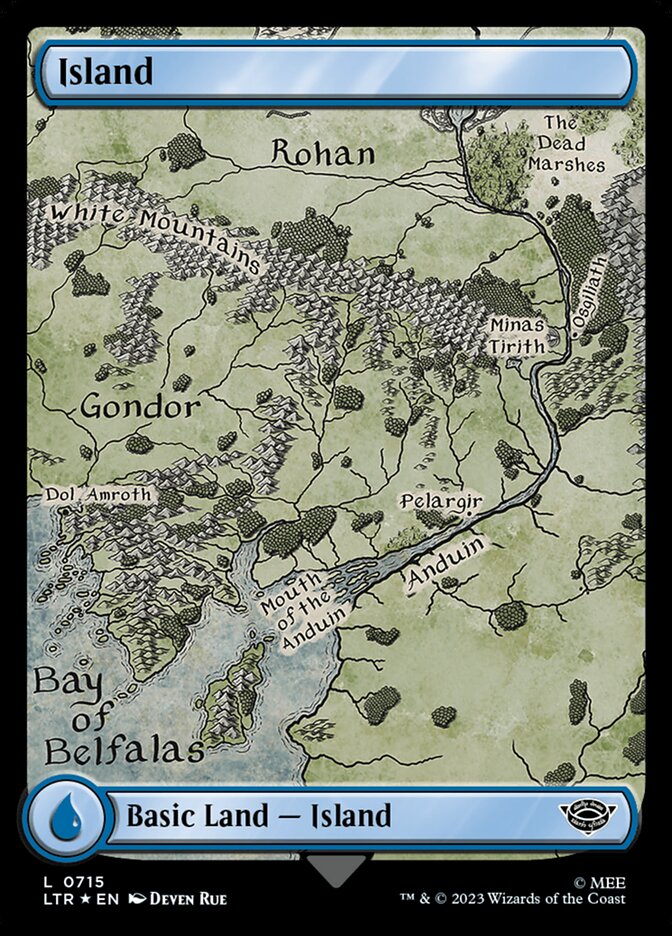 Magic the Gathering Card - Island - MTG Circle