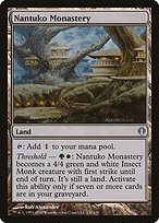Magic the Gathering Card - Nantuko Monastery - MTG Circle