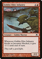 Magic the Gathering Card - Goblin Elite Infantry - MTG Circle