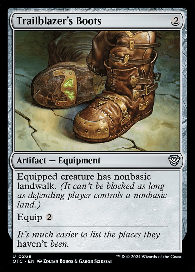 Magic the Gathering Card - Trailblazer's Boots - MTG Circle