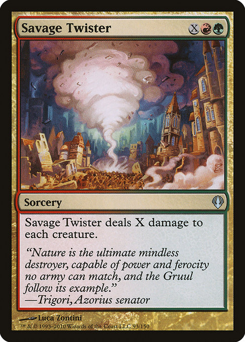 Magic the Gathering Card - Savage Twister - MTG Circle