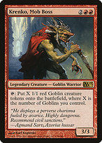 Magic the Gathering Card - Krenko, Mob Boss - MTG Circle