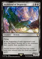 Magic the Gathering Card - Archfiend of Depravity - MTG Circle
