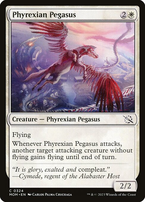 Magic the Gathering Card - Phyrexian Pegasus - MTG Circle