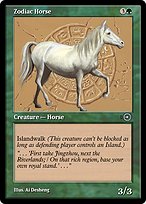 Magic the Gathering Card - Zodiac Horse - MTG Circle