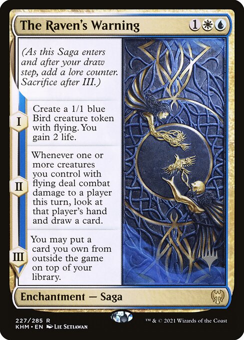 Magic the Gathering Card - The Raven's Warning - MTG Circle