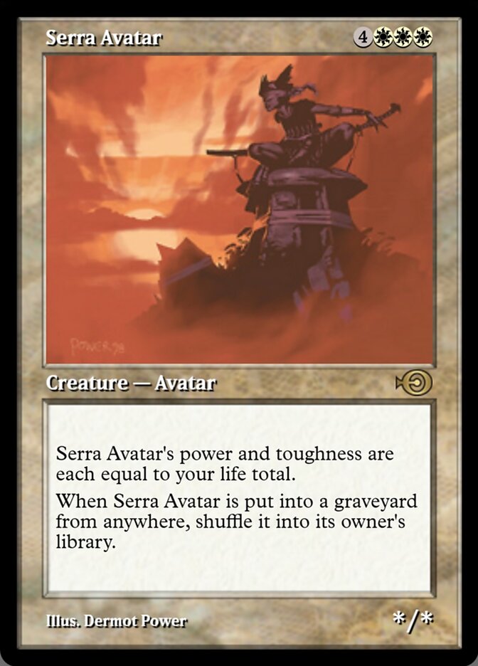 Magic the Gathering Card - Serra Avatar - MTG Circle