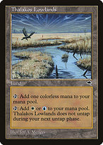Magic the Gathering Card - Thalakos Lowlands - MTG Circle