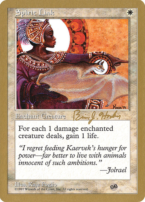 Magic the Gathering Card - Spirit Link - MTG Circle