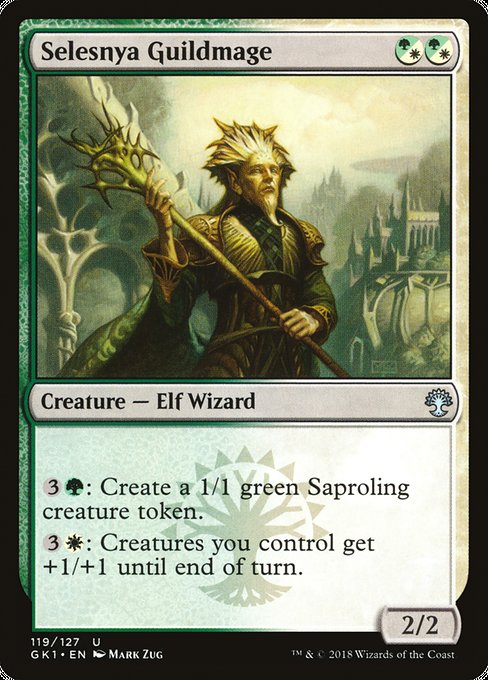 Magic the Gathering Card - Selesnya Guildmage - MTG Circle