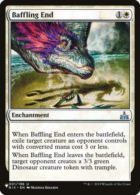Magic the Gathering Card - Baffling End - MTG Circle
