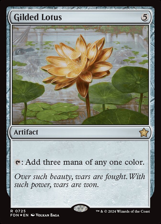 Magic the Gathering Card - Gilded Lotus - MTG Circle