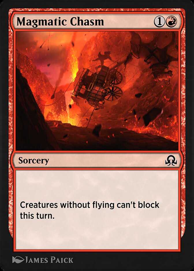 Magic the Gathering Card - Magmatic Chasm - MTG Circle