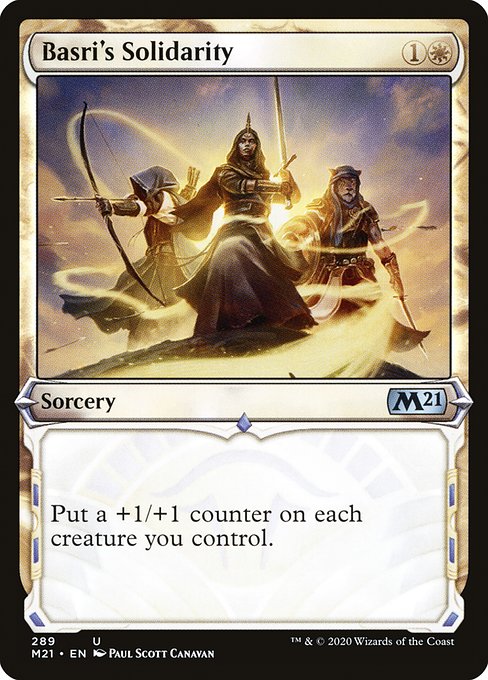 Magic the Gathering Card - Basri's Solidarity - MTG Circle