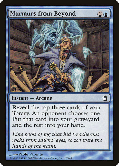 Magic the Gathering Card - Murmurs from Beyond - MTG Circle