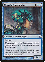 Magic the Gathering Card - Neurok Commando - MTG Circle