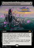 Magic the Gathering Card - March of Wretched Sorrow - MTG Circle