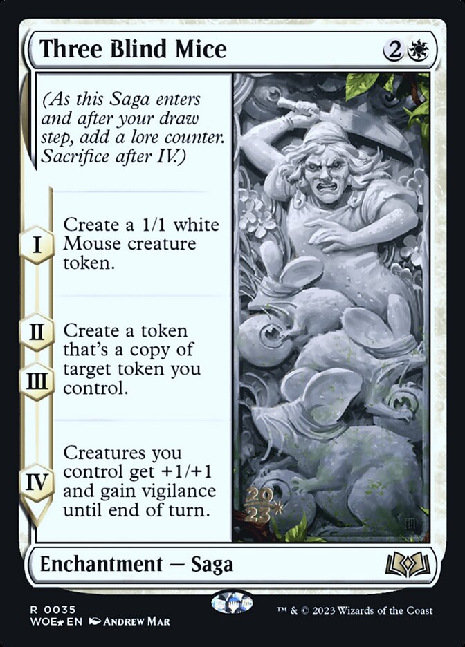 Magic the Gathering Card - Three Blind Mice - MTG Circle