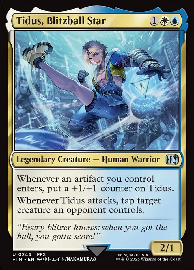 Magic the Gathering Card - Tidus, Blitzball Star - MTG Circle
