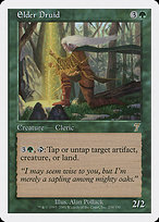 Magic the Gathering Card - Elder Druid - MTG Circle