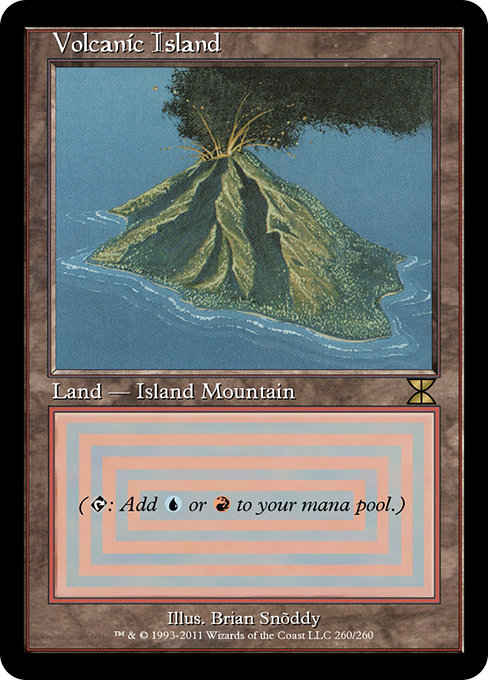 Magic the Gathering Card - Volcanic Island - MTG Circle