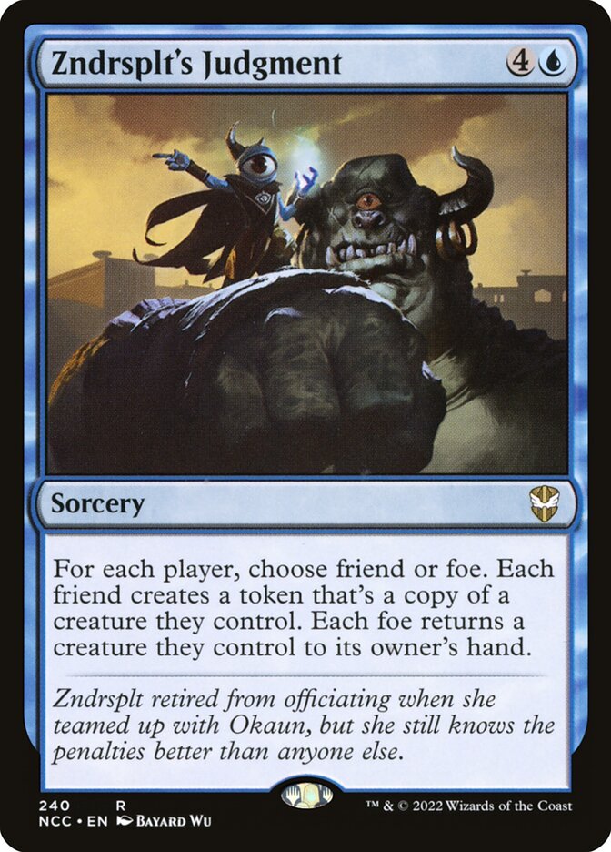 Magic the Gathering Card - Zndrsplt's Judgment - MTG Circle