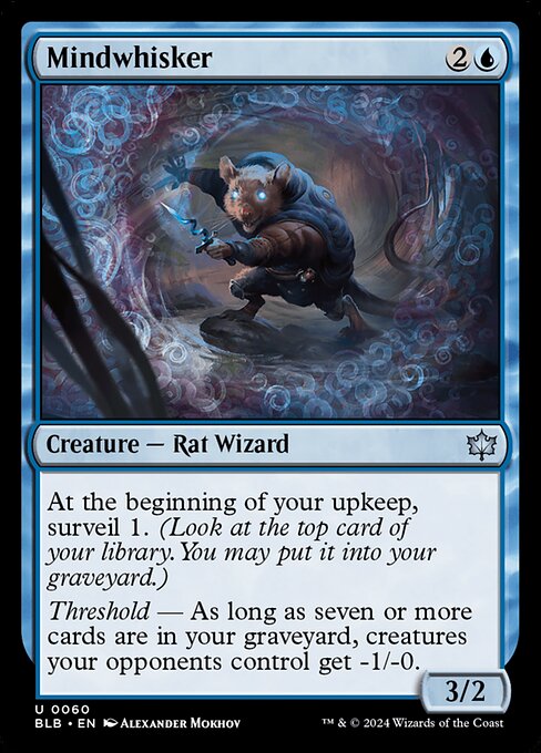 Magic the Gathering Card - Mindwhisker - MTG Circle