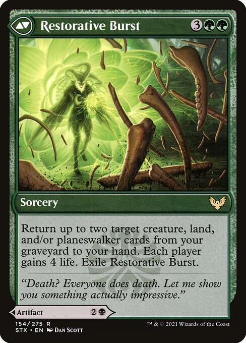 Magic the Gathering Card - Restorative Burst - MTG Circle