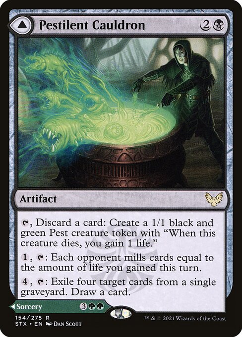 Magic the Gathering Card - Pestilent Cauldron - MTG Circle