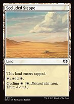 Magic the Gathering Card - Secluded Steppe - MTG Circle