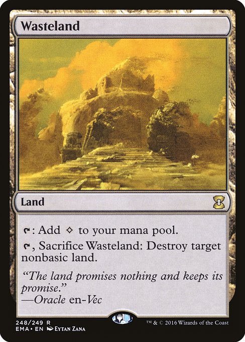 Magic the Gathering Card - Wasteland - MTG Circle