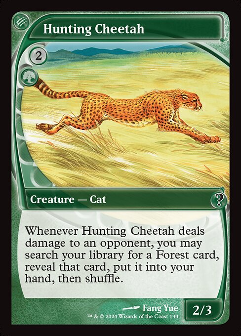 Magic the Gathering Card - Hunting Cheetah - MTG Circle