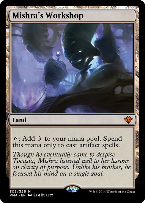 Magic the Gathering Card - Mishra's Workshop - MTG Circle