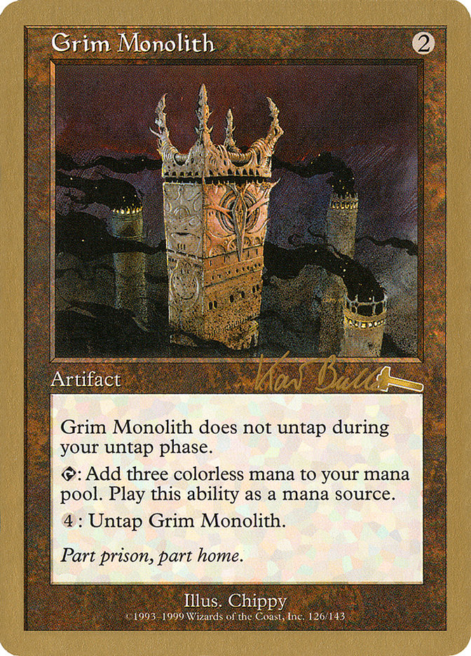 Magic the Gathering Card - Grim Monolith - MTG Circle